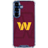 NFL Washington Commanders Large Logo Galaxy S25 Clear Case